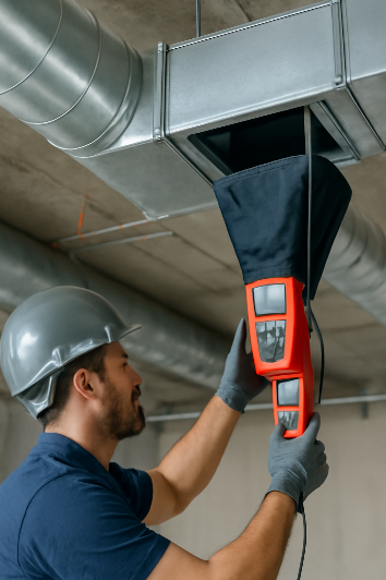 Duct Installation with Air Balancing